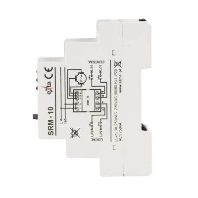 Sterownik rolet SRM-10 230V AC ZAMEL (EXT10000125-WPL)